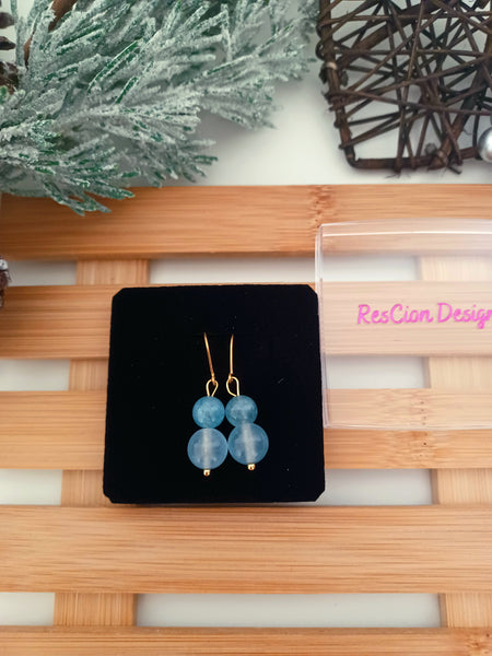 Imogene Aquamarine Earrings