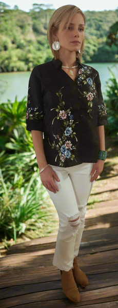 Maria Orosa Handpainted Floral