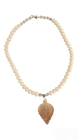 Sangat Leaf Shell Pendant