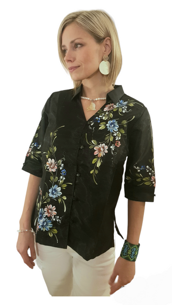 Maria Orosa Handpainted Floral